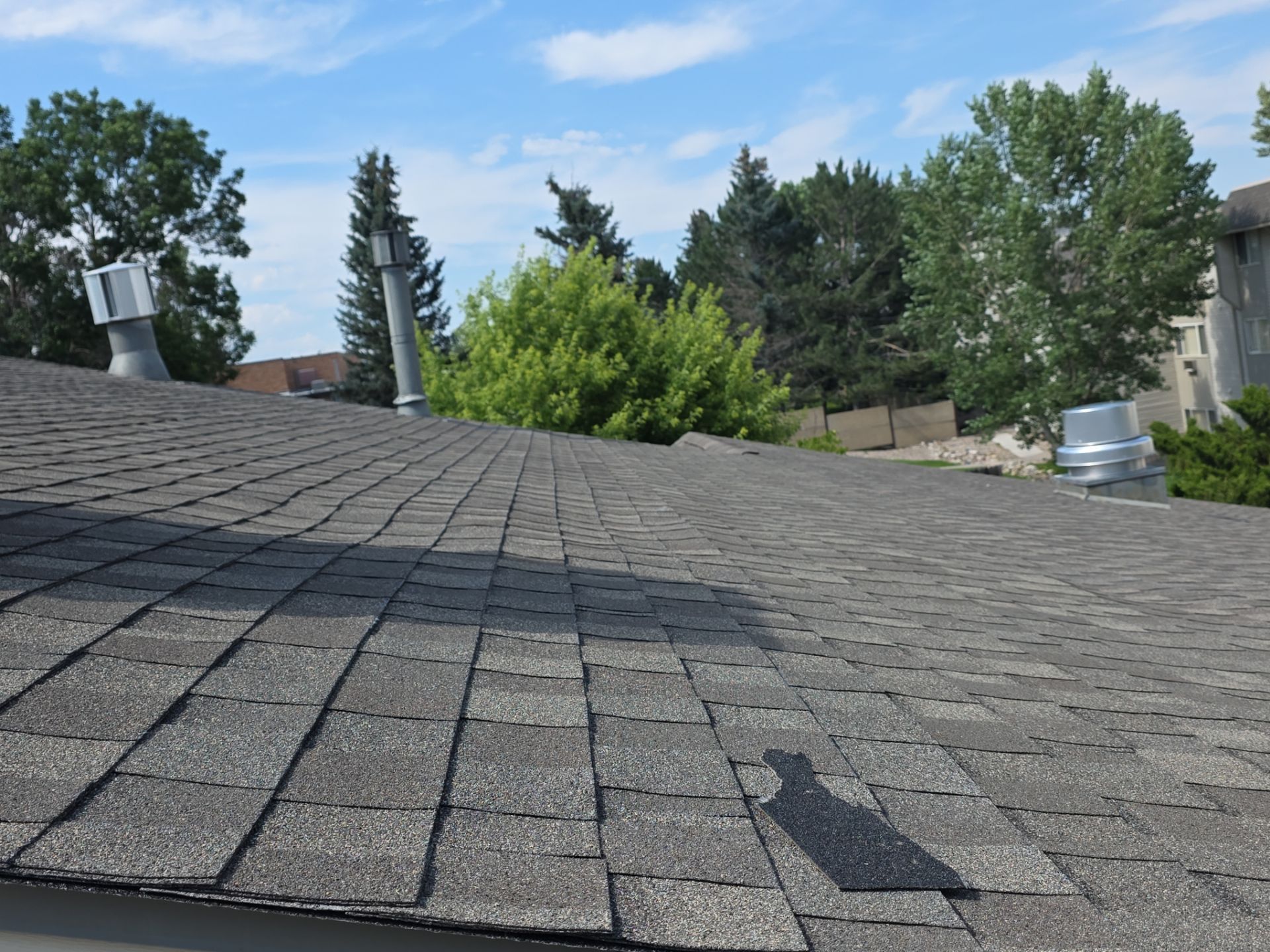 Commercial Storm Damage Roof Repair in Wyoming